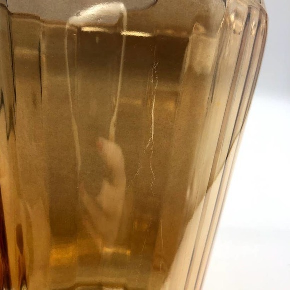 Vintage Orange Carnival Glass Pitcher with Handle - Picture 7 of 10